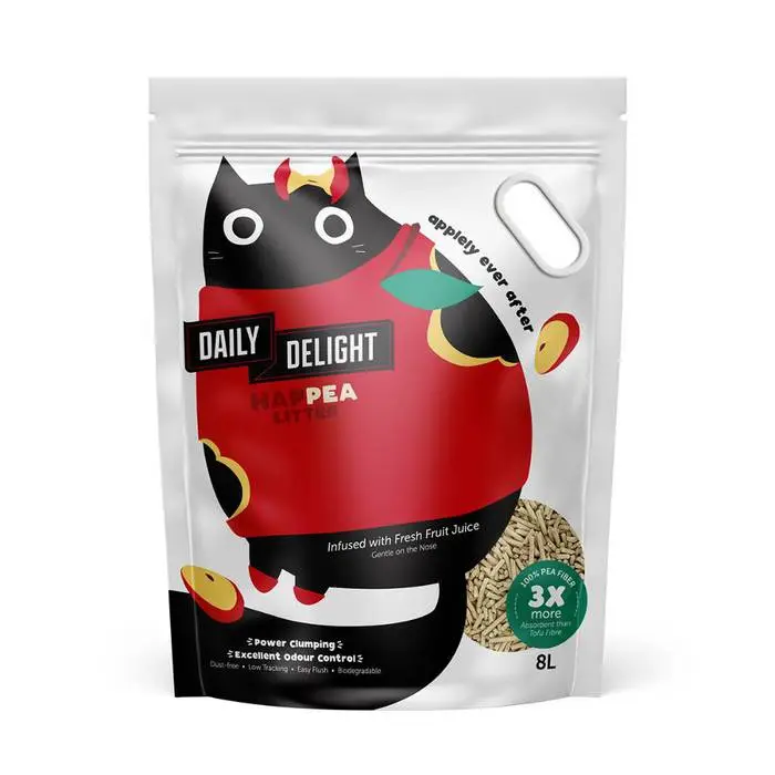 Daily Delight 新加坡制- 豌豆豆腐砂8L -蘋果味 (無色素及香料,全天然果汁)